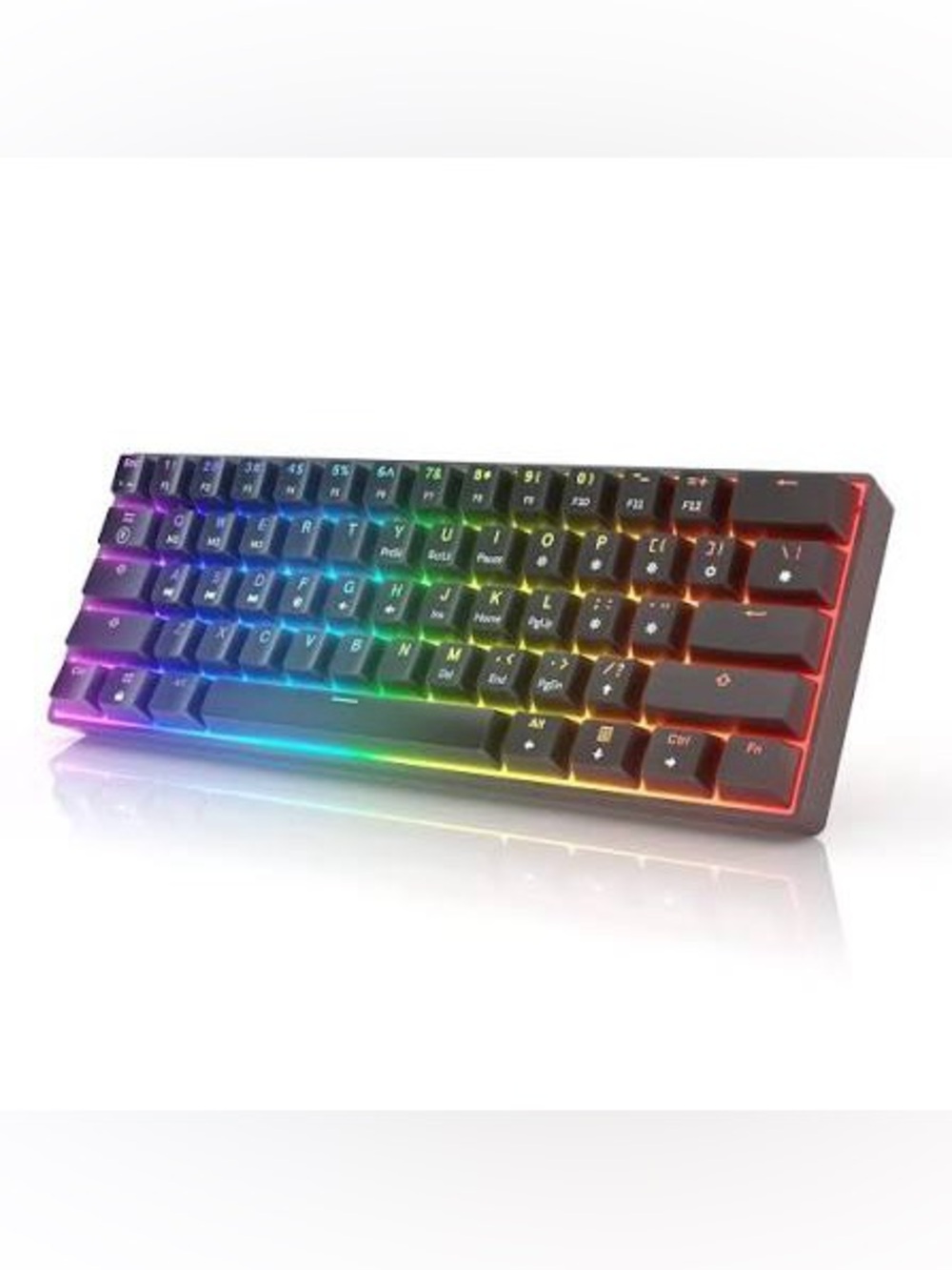 HK Gaming GK61 RGB60% Gaming Keyboard Hot Swap Optical Mechanical Switches USB-C
